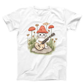 Cat Playing Banjo Unisex T-shirt